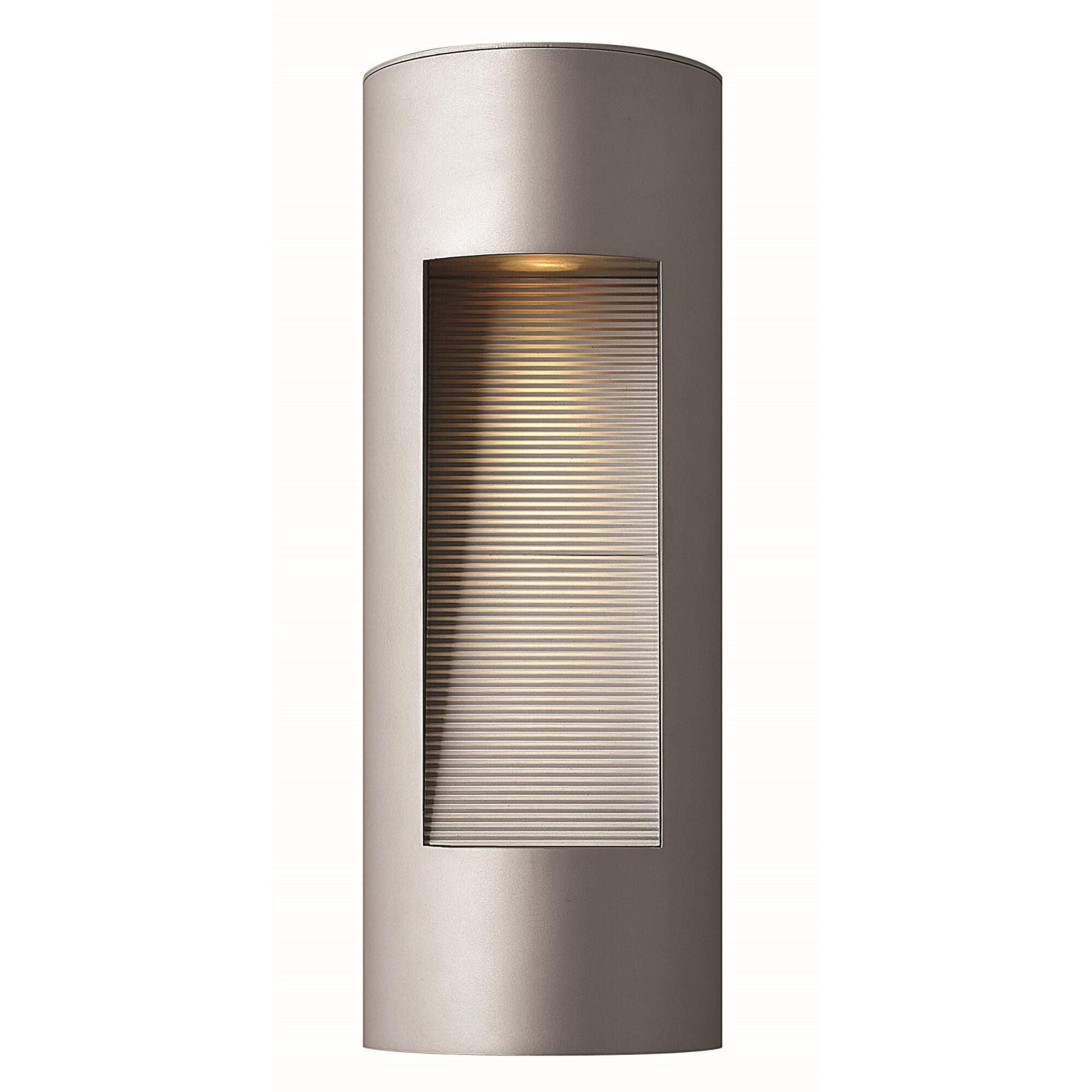 Shown in Titanium finish and Etched  Lens glass